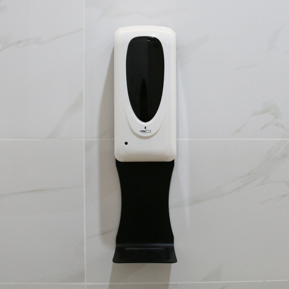 Electric UV LED light alcohol gel foam hand sanitizer contactless automatic liquid soap dispenser with aluminum drip tray